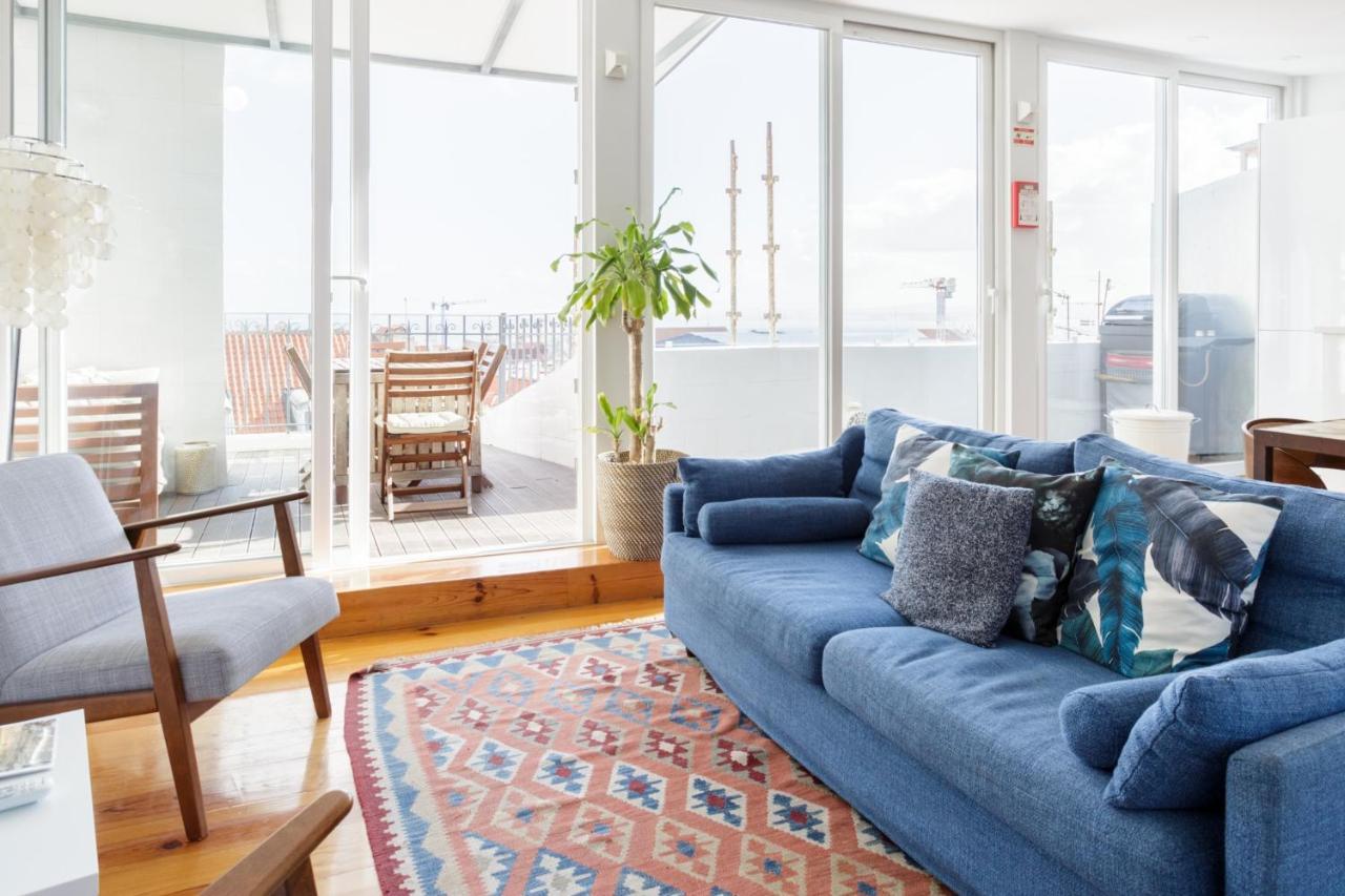 Amazing Rooftop Terrace With River And Historic City View 4 Bedrooms 4 Bathrooms Ac 19Th Century Building Chiado Lisboa Exteriér fotografie