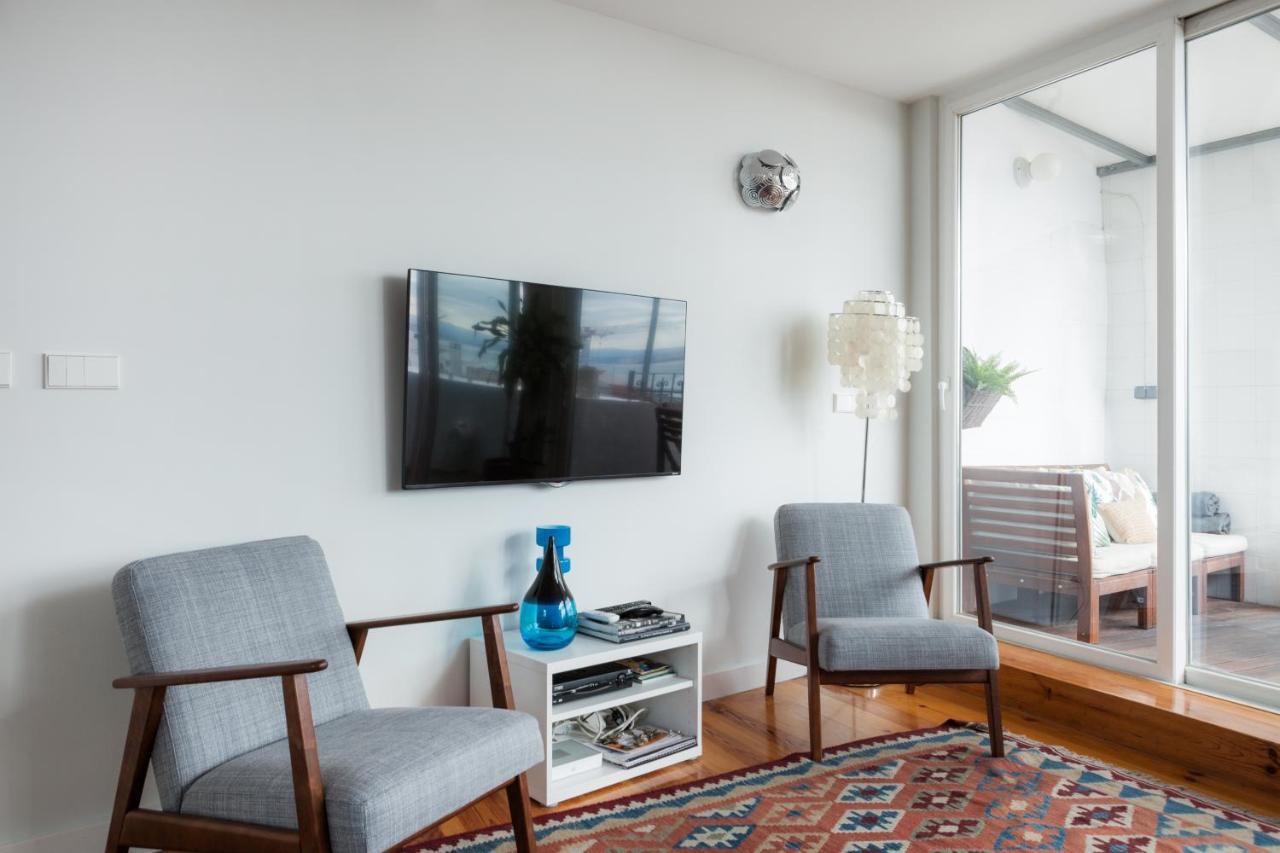 Amazing Rooftop Terrace With River And Historic City View 4 Bedrooms 4 Bathrooms Ac 19Th Century Building Chiado Lisboa Exteriér fotografie